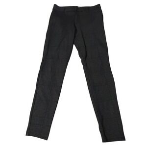 KUT from the Kloth Mia Plaid Career Pants Women 6 Grey Black